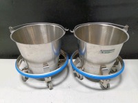 LOT OF (2) KICK BUCKETS
