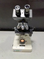 SEILER MICROLUX II LAB MICROSCOPE WITH 4 OBJECTIVES