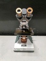 ACCU-SCOPE LAB MICROSCOPE WITH 4 OBJECTIVES
