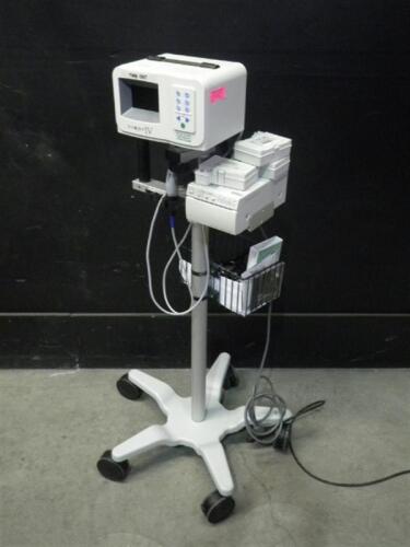 BARD SITE RITE IV ULTRASOUND SYSTEM WITH 1 PROBE (9MHZ) AND 3 BATTERIES ON ROLLING STAND