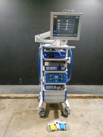 JOIMAX ENDOSCOPY SYSTEM TO INCLUDE CAMSOURCE LED CAMERA CONTROL UNIT/LIGHT SOURCE WITH CSFHD01CC CAMERA HEAD, ENDOVAPOR 2 MULTI RADIO FREQUENCY SYSTEM, VERSICON IRRIGATION PUMP, SHRILL SHAVER DRILL SYSTEM & VITEGRA MONITOR ON CART