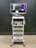 SMITH & NEPHEW LENS INTEGRATED SYSTEM & SONY 4K MONITOR ON CART