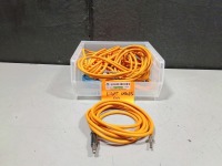 LOT OF (9) LIGHT CABLES
