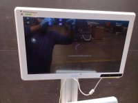 COVIDIEN ENDOFLIP MONITOR WITH TEAC UR-4MD RECORDER ON CART
