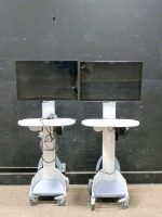 LOT OF (2) PLANAR COMPUTER CARTS