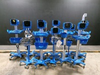 LOT OF (11) GE DINAMAP CARESCAPE V100 PATIENT MONITORS