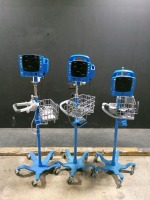 LOT OF (3) GE DINAMAP PATIENT MONITORS