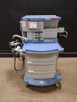 DRAGER FABIUS GS PREMIUM ANESTHESIA MACHINE WITH (3.37A SOFTWARE VERSION, VOLUME CONTROL, PRESSURE CONTROL, PRESSURE SUPPORT, SIMV/PS, MAN SPONT.)