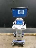 GE LOGIQ P7 ULTRASOUND MACHINE (SERIAL # 500288SU7) (DOM:10/2016) (OPTIONS: DICOM, SCAN ASSISTANT, LOGIQVIEW, ONBOARD REPORTING, AUTOIMT, BFLOW) (R1.0.3 SOFTWARE VERSION) (ID# 50)