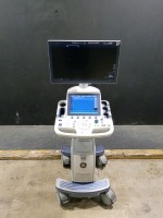 GE LOGIQ P7 ULTRASOUND MACHINE (SERIAL # 500291SU7) (DOM: 10/2016) (OPTIONS: DICOM, SCAN ASSISTANT, LOGIQVIEW, ONBOARD REPORTING, AUTOIMT, BFLOW) (R1.0.3 SOFTWARE VERSION) (ID# 29)