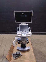 GE LOGIQ P7 ULTRASOUND MACHINE (SERIAL# 317583SU3) (DOM: 2/2016) (OPTIONS: DICOM, SCAN ASSISTANT, LOGIQVIEW, ONBOARD REPORTING, 4D, BFLOW) (R1.0.2 SOFTWARE VERSION) (ID# 37)