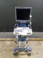 GE LOGIQ S7 EXPERT ULTRASOUND MACHINE (SERIAL # 500488SU1) (DOM:2/2016) (OPTIONS: DICOM, SCAN ASSISTANT, LOGIQVIEW, ONBOARD REPORTING, 4D, BFLOW) (R2.0.4 SOFTWARE VERSION) (ID# 34)