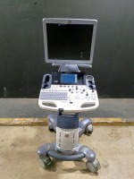 GE LOGIQ S7 EXPERT ULTRASOUND MACHINE (SERIAL # 500689SU1) (DOM: 6/2016) (OPTIONS: DICOM, SCAN ASSISTANT, LOGIQVIEW, ONBOARD REPORTING, 4D, BFLOW) (R2.0.4 SOFTWARE VERSION) (ID# 2)