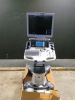 GE LOGIQ S7 EXPERT ULTRASOUND MACHINE (SERIAL# 500947SU1) (DOM: 3/2017) (OPTIONS: SYSTEM POWERS ON BUT DOESNT BOOT. GETS STUCK WITH A2 CODE. UNABLE TO CHECK FOR PHI.) (UNKNOWN SOFTWARE VERSION) (ID# 60)