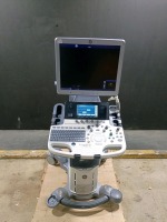 GE LOGIQ S7 EXPERT ULTRASOUND MACHINE (SERIAL # 500970SU1) (DOM: 4/2017) (OPTIONS: DICOM, SCAN ASSISTANT, LOGIQVIEW, ONBOARD REPORTING, 4D, ELASTOGRAPHY, AUTOIMT, ELASTOQA, BFLOW) (R2.0.4 SOFTWARE VERSION) (ID# 69)