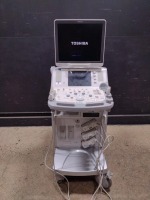 TOSHIBA SSA-780A ULTRASOUND MACHINE WITH 3 PROBES (10L4, 11L4, PVT-375BT) (SERIAL# A1G1194398) (DOM: 9/2011)