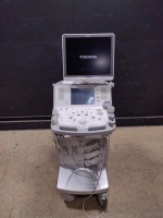 TOSHIBA SSA-780A ULTRASOUND MACHINE WITH 3 PROBES (10L4, 11L4, 6C1) (SERIAL# A1E10Z3356) (DOM: 12/2010)