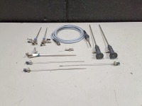 OLYMPUS PEDIATRIC CYSTOSCOPE INSTRUMENT SET TO INCLUDE: (2) RIGID SCOPES (REF# A3764A 0 DEGREE & A3765A 30 DEGREE) (AUTOCLAVABLE)