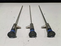 LOT OF (3) OLYMPUS (REF# A50372A) 0 DEGREE RIGID SCOPES (AUTOCLAVABLE)