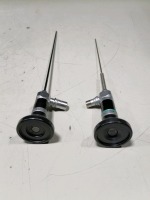LOT OF (2) OLYMPUS (REF#A3725 & A3810) 0 DEGREE RIGID SCOPES