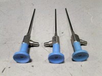 LOT OF (3) STRYKER (REF# 502-104-030) 30 DEGREE 4MM RIGID SCOPES (AUTOCLAVABLE)