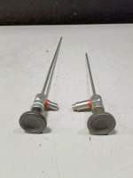LOT OF (2) KARL STORZ HOPKINS (REF# 27005 BGA & 7230 BA) 30 DEGREE RIGID SCOPES (AUTOCLAVABLE)