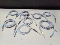 LOT OF FIBER OPTIC LIGHT CABLES