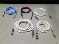 LOT OF FIBER OPTIC LIGHT CABLES
