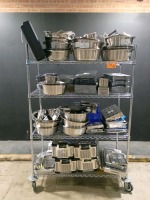 LOT OF EMPTY INSTRUMENT CASES & TRAYS (NO CART)