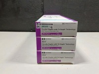 LOT OF (3) COVIDIEN TRIEEAXL25MTORVIL CIRCULAR STAPLER WITH TRI-STAPLE TECHNOLOGY (EXP: 2028-11-30)