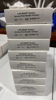 LOT OF 9 RESHAPE LIFESCIENCES INC. B-20301-10 LAP-BAND SYSTEM ACCESS PORT NEEDLE, 20G X 89 MM 3.5 IN. SUBCUTANEOUS INFUSION INJECTION PORT NEEDLE LAP-BAND ACCESS PORT NEEDLE 3.5 INCH POUCH