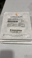 LOT OF 3 GYRUS 5204200 7.0FR 2.3MM X 28 CM SURGITEK DOUBLE-J CLOSED TIP URETERAL STENT POLYMERIC URETERAL STENT SERVING AS AN INTERNAL INDWELLING CATHETER.