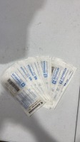 LOT OF 11 PETER BRASSELER HOLDINGS, LLC 5009094M0 BRASSELER USA SURGICAL SAW BLADE, OSCILLATING, SINGLE-USE KM3-511 25.0 X 9.0MM
