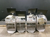 LOT OF (4) DENTAL STANDS