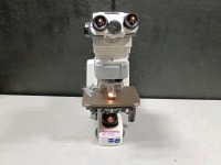 CARL ZEISS AXIO SCOPE.A1 LAB MICROSCOPE WITH 3 OBJECTIVES