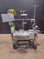 STOCKERT SIII BLOOD PERFUSION SYSTEM WITH 3 ROLLER PUMPS, BIO-CONSOLE 550 BLOOD PUMP & 1 VAPORIZER (TEC 7 ISOFLURANE)