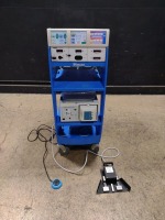 VALLEYLAB FORCE TRIAD ESU SYSTEM WITH FOOTSWITCHES & RAPIDVAC SMOKE EVACUATOR