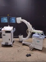 SIEMENS ARCADIS VARIC C-ARM SYSTEM WITH 9 INCH II TO INCLUDE DUAL MONITOR WORKSTATION WITH FOOTSWITCH (SERIAL# S12386) (DOM: 2009)