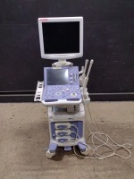 ALOKA PROSOUND ALPHA 6 ULTRASOUND MACHINE WITH 3 PROBES (SSD-4000, UST-9123, SSD-4000) (SERIAL# 203E0342)