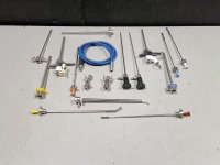 ACMI CYSTOSCOPY INSTRUMENT SET TO INCLUDE: (2) ACMI (REF# M3 30A 30 DEGREE & M3 70A 70 DEGREE) RIGID SCOPES