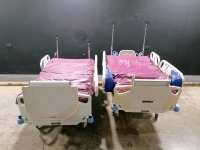 LOT OF (2) HILL-ROM TOTAL CARE SPORT 2 HOSPITAL BEDS