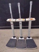 LOT OF (3) SECA DIGITAL PATIENT SCALES