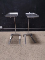 LOT OF (2) MAYO STANDS