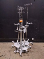 LOT OF IV POLES