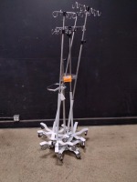 LOT OF IV POLES