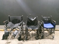 LOT OF (3) WHEELCHAIRS