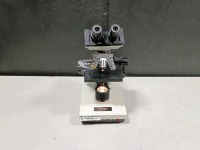 FISHER SCIENTIFIC MICROMASTER CK LAB MICROSCOPE WITH 4 OBJECTIVES