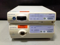 OLYMPUS ENDOSCOPY SYSTEM TO INCLUDE EVIS EXERA II CV-180 VIDEO PROCESSOR & CLV-180 LIGHT SOURCE