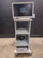 STRYKER ENDOSCOPY CART WITH WISE HD MONITOR
