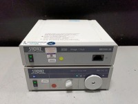 KARL STORZ ENDOSCOPY SYSTEM TO INCLUDE 22200020 IMAGE 1 HUB CAMERA CONTROL UNIT, 20131520 XENON 175 LIGHT SOURCE